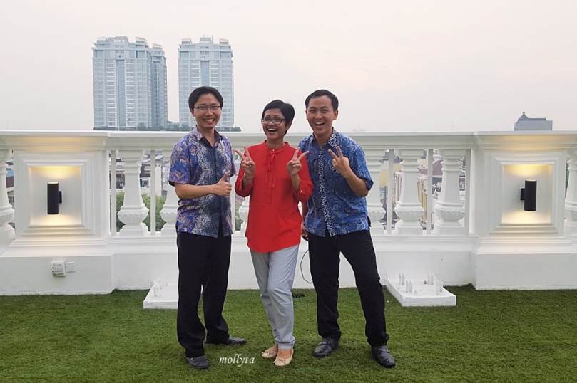 Bersama admin Instagram di Adimulia Hotel Medan