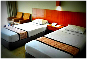 Kamar di Grand Hotel Lembang