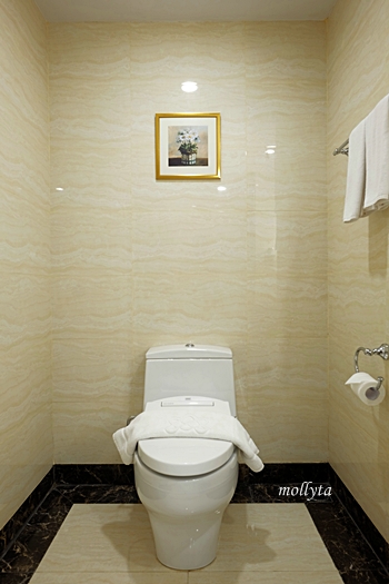 Toilet di kamar Adimulia Hotel
