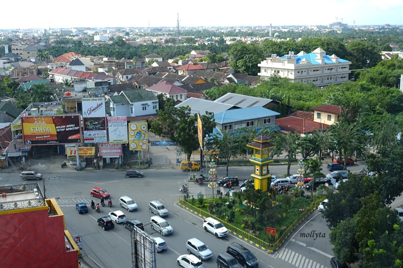 View kota Medan dari jendela kamar Hotel Grandhika Setiabudi Medan