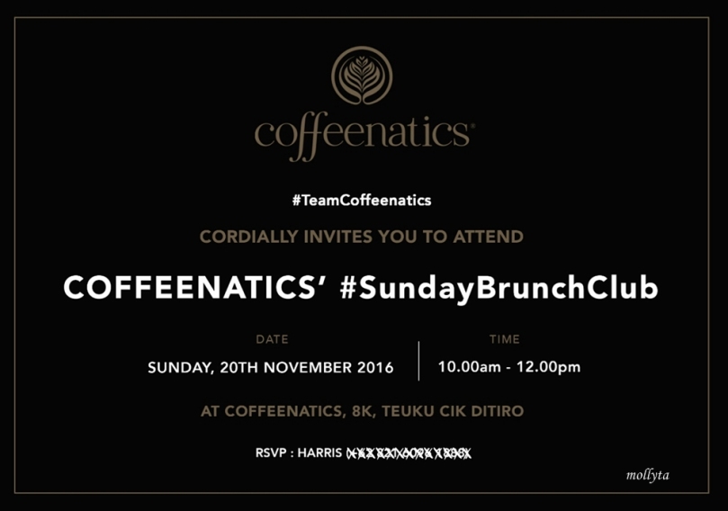 Coffeenatics` #SundayBrunchClub