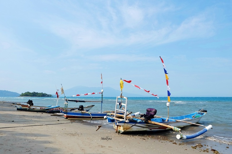 Perahu nelayan Pulau Sebesi