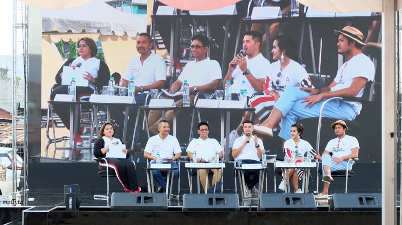 Talkshow di acara Mitsubishi XPANDER Tons of Real Happiness di Medan