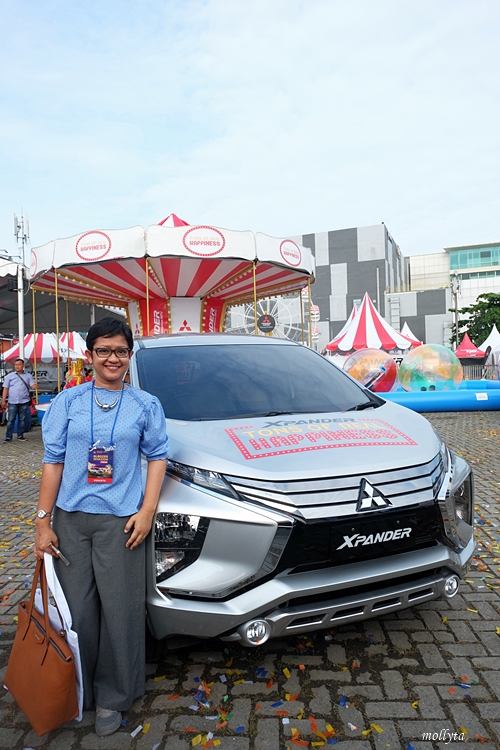 Satu dari spot menarik di Mitsubishi XPANDER Plaza Medan Fair