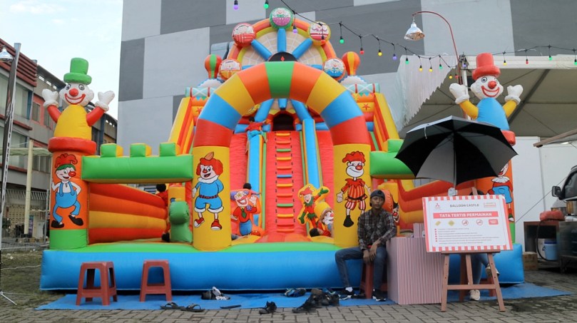 Balloon Castle di Mitsubishi XPANDER Plaza Medan Fair