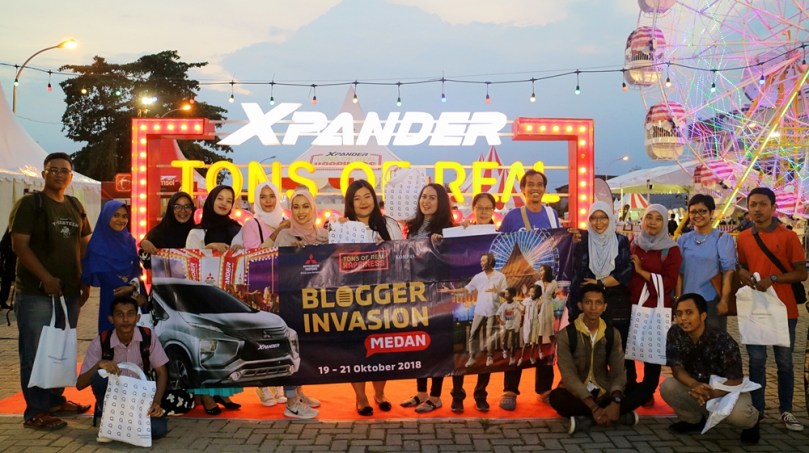 Blogger Invasion Mitsubishi XPANDER Plaza Medan Fair