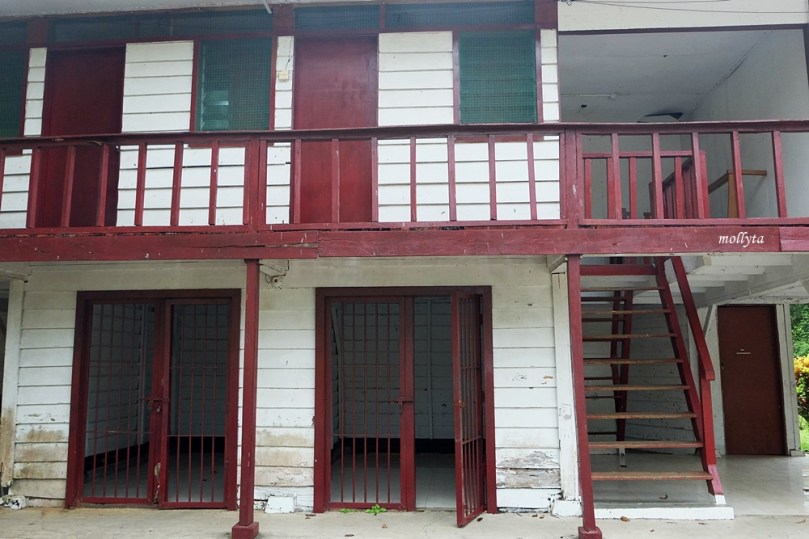 Bekas tempat tahanan pengungsi Vietnam di Galang