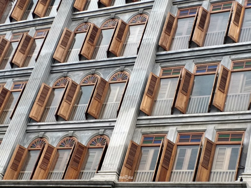 Jendela gedung di Ipoh