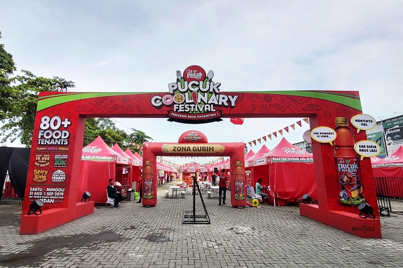 Area Pucuk Coolinary Festival Medan 2019