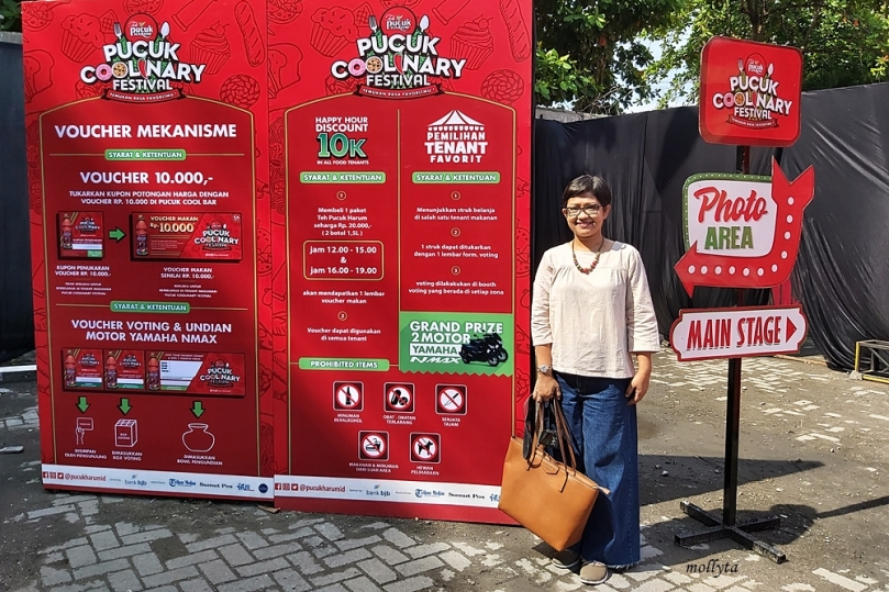 Pintu masuk Pucuk Coolnary Festival Medan 2019