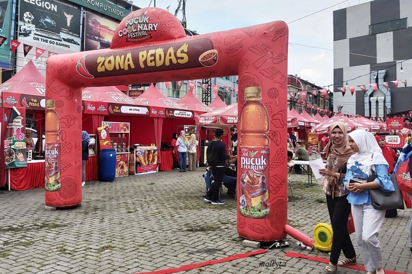 Zona pedas Pucuk Coolinary Festival Medan 2019