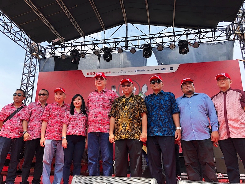 Saat pembukaan Pucuk Coolinary Festival 2019 Medan