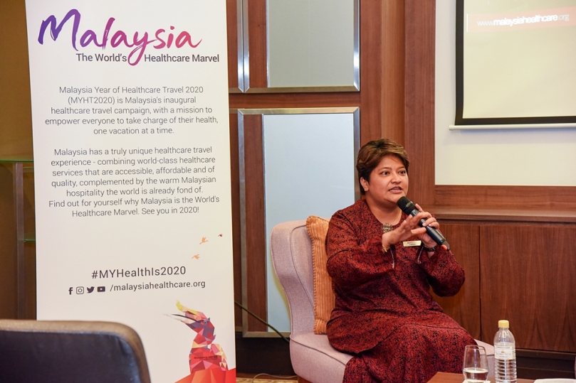 Farah Delah Suhaimi dari Malaysia Healthcare Travel Council