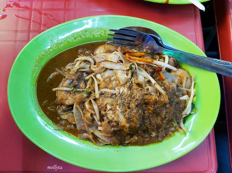 Kwetiaw seafood di Anjung Gurney