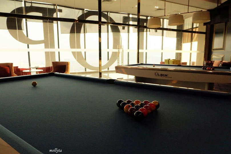 Ruang bilyar di The Top, Komtar