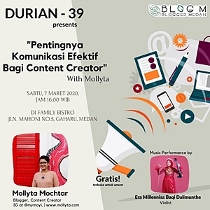 Mollyta Mochtar blogger Medan dan content creator