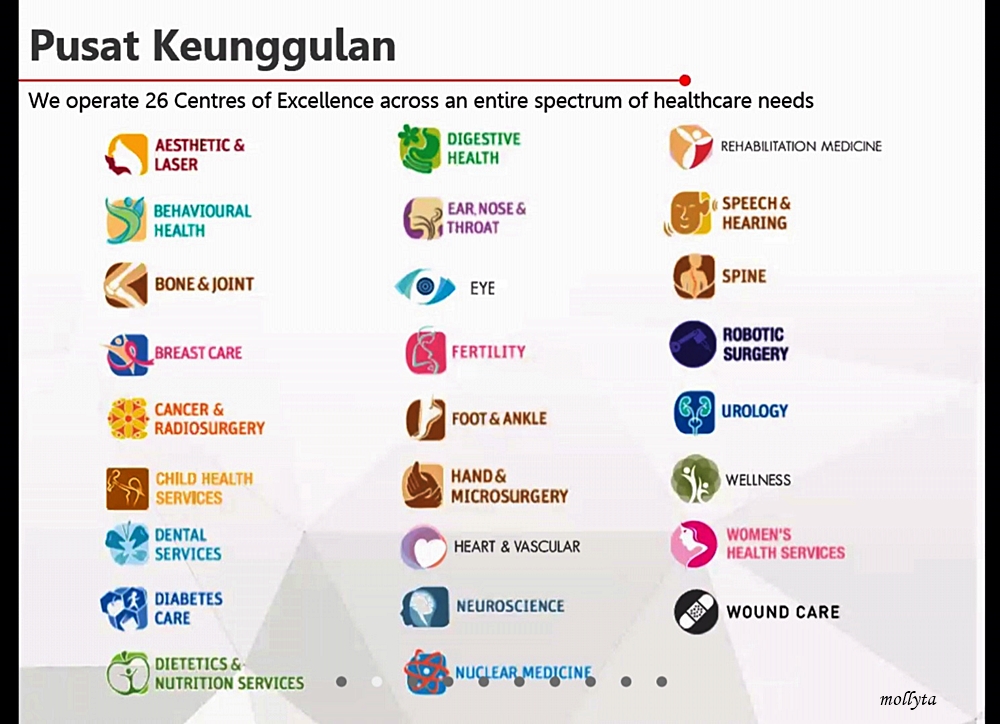 Pusat keunggulan di Sunway Medical Centre