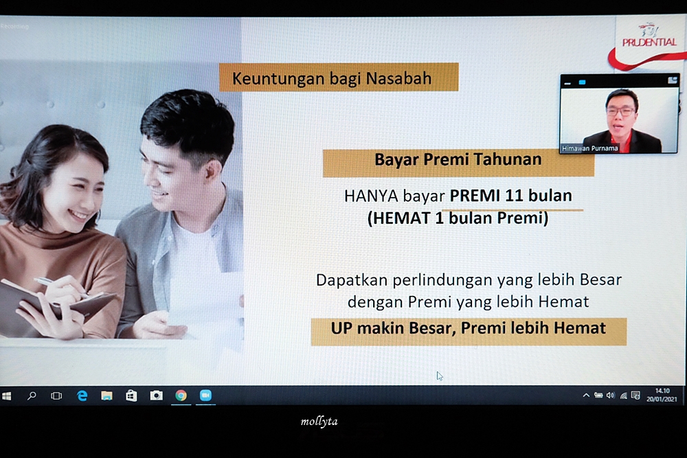 Keuntungan bayar premi tahunan PRUWarisan