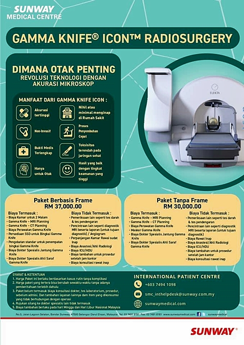 Gamma Knife Icon Radiosurgery untuk kanker otak