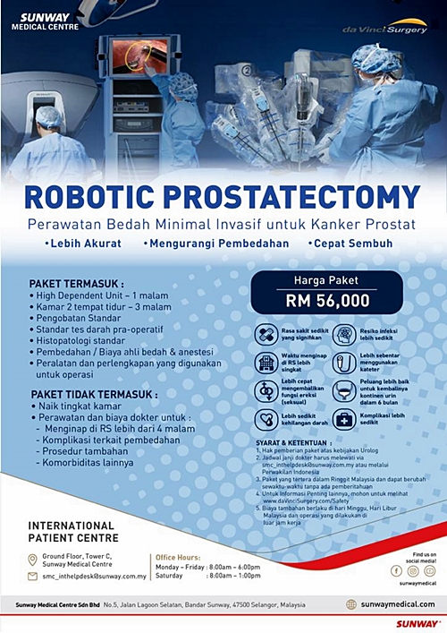 perawatan bedah minimal invasif untuk kanker prostat