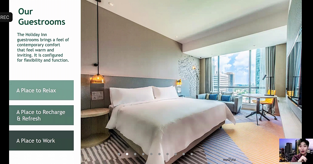 Kamar di Holiday Inn Johor