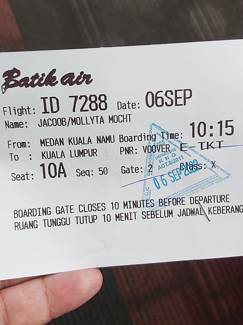 Batik Air Kualanamu ke Kuala Lumpur